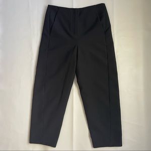 COS Black cropped High rise Black pants in size 4